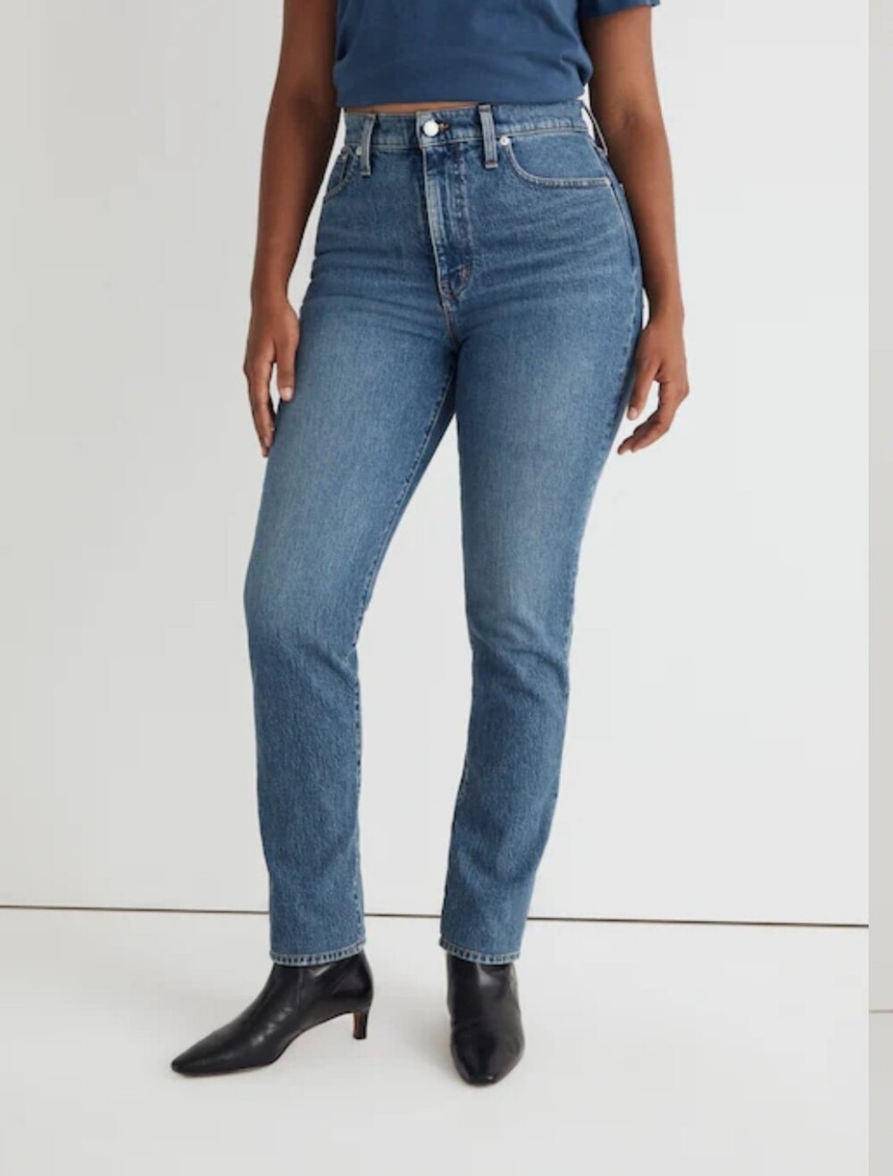 💎 Madewell Women's Jeans The Curvy Perfect Vintage